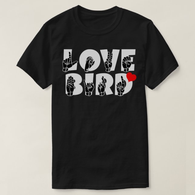 T-shirt Texte INSÉPARABLE et ASL Langue des signes (Design devant)