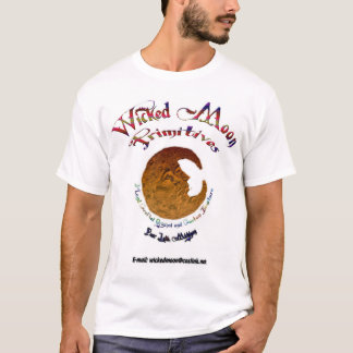 T-shirt Texte mauvais de couleur de lune