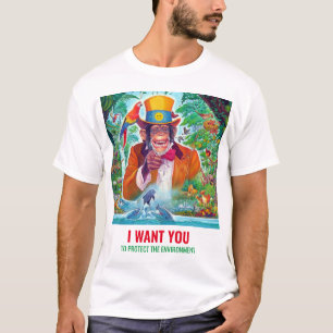 T-shirt Texte modifiable Modèle moderne Je veux vous homme