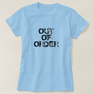T-shirt Texte noir en panne