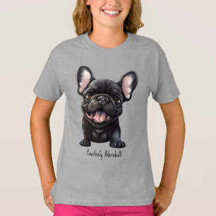 T-shirt Texte personnalisé 🐶chiot Frenchie