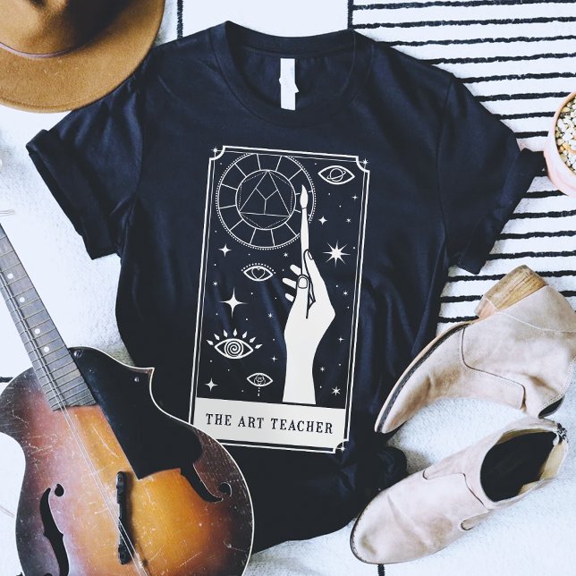 T-shirt texte personnalisé de l'artiste tarot (Créateur téléchargé)