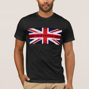T-shirt Texte personnalisé de l'indicateur Grunge Union Ja