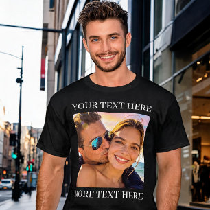 T-shirt Texte personnalisé et photo