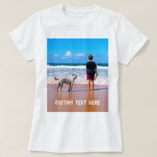T-shirt Texte personnalisé personnalisé Votre animal de co
