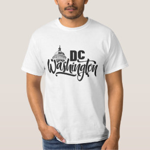 T-shirt Texte personnalisé Washington DC