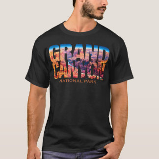 T-shirt Texte photo du Grand Canyon National Park Randonné