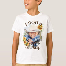 Texte photo personnalisé Cowboy Accent tournesol