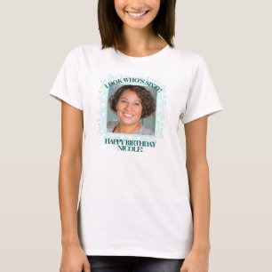 T-shirt Texte photo personnalisé  Créez votre propre 60e a