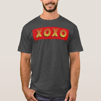 T-shirt Texte rétro Vintage XOXO