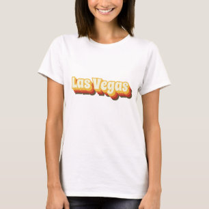 T-shirt Texte Vintage rétro Las Vegas