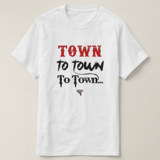 T-shirt Textes de villes - chemise unisexe
