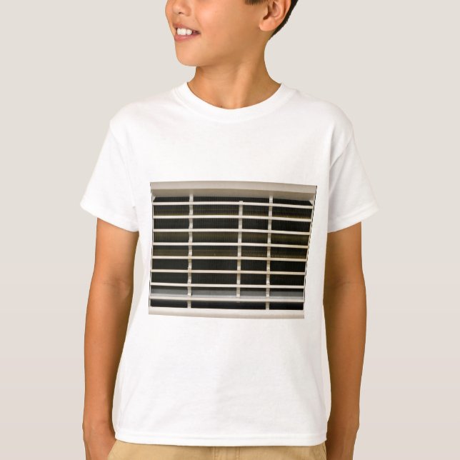 T-shirt Texture de grille de radiateur (Devant)