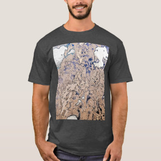 T-shirt Texture de style géologique 4