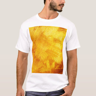 T-shirt Texture dorée luxueuse, arrière - plan abstrait.