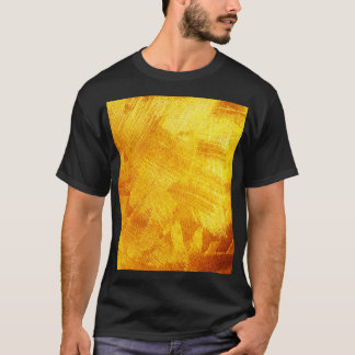 T-shirt Texture dorée luxueuse, arrière - plan abstrait.