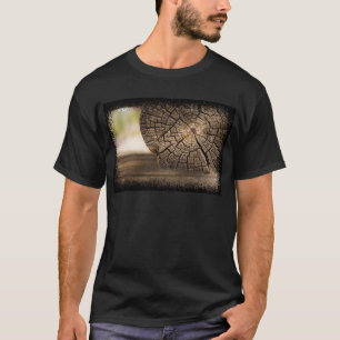 T-shirt Textures en bois Cabine