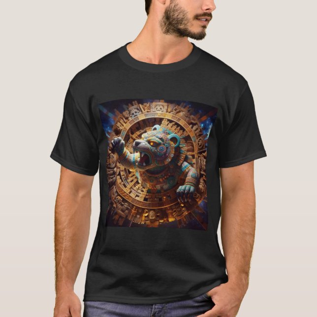 T-shirt Tezcatlipoca, dieu de la Grande Ours (Devant)