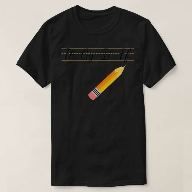 T-shirt TGIF Tt Gg Ii Ff Funny Enseignant Étudiants Cadeau (Design devant)