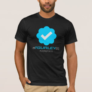 T-shirt @TGurley81 - Vérifié - noir