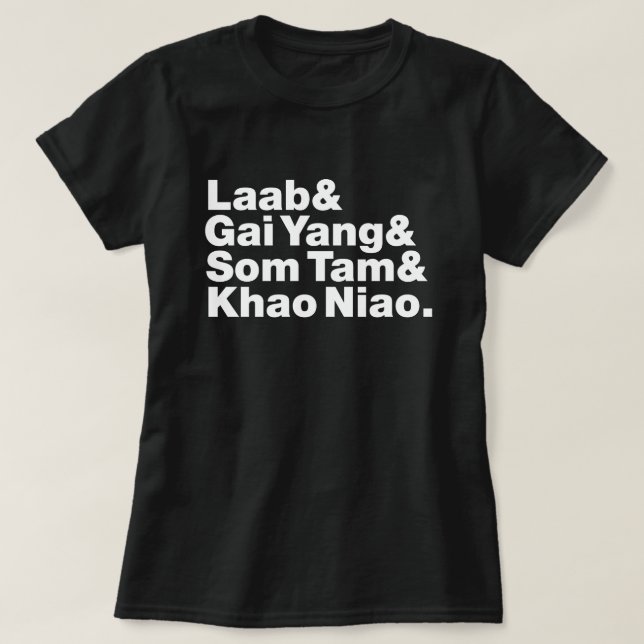 T-shirt Thai Isaan Street Food (Design devant)