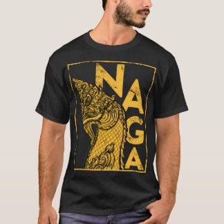 T-shirt Thai Phaya Naga Dragon de mer Laos Laos Naga Payan