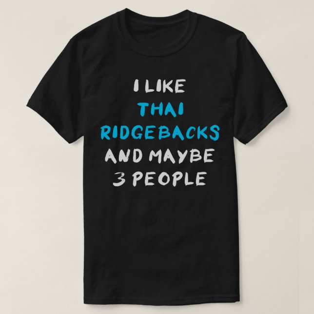 T-shirt Thai Ridgeback Funny (Design devant)