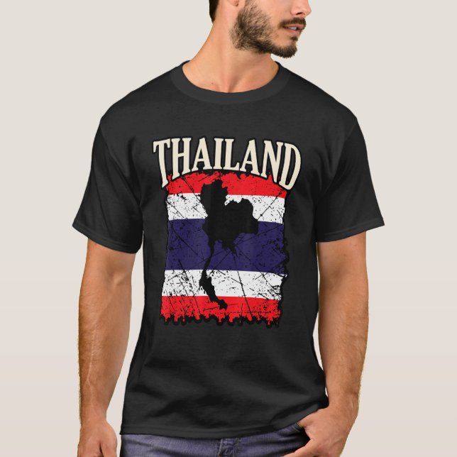 T-shirt Thailand Flag (Devant)
