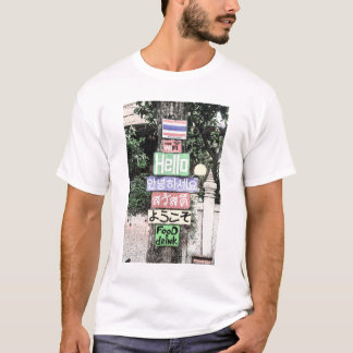 T-shirt Thaïlande Bonjour Signes Voyage