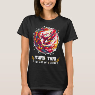 T-shirt Thaïlande Boxe Thaï MMA Art des Huit Membres Muay