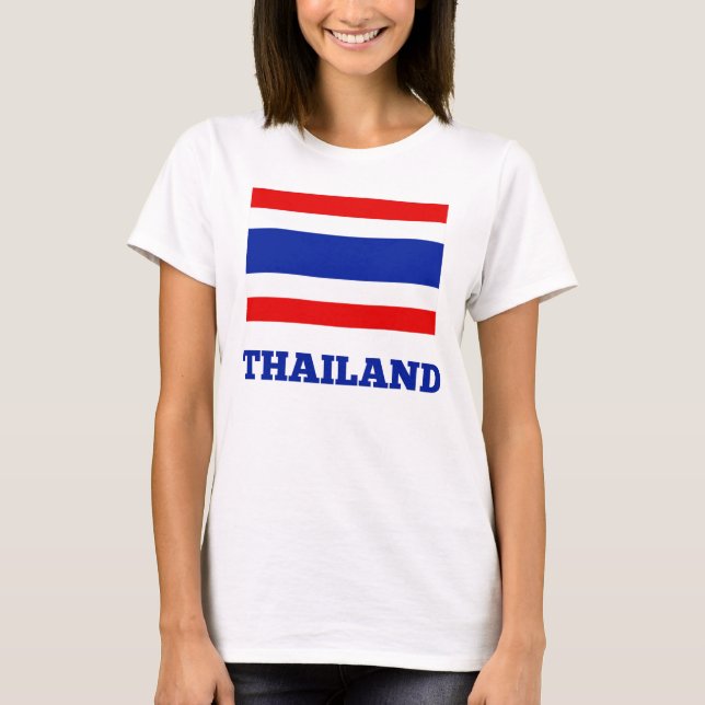 T-shirt Thaïlande : Drapeau de Thaïlande (Devant)