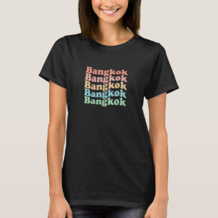 T-shirt Thaïlande Hippie City des années 70 vintage - Retr