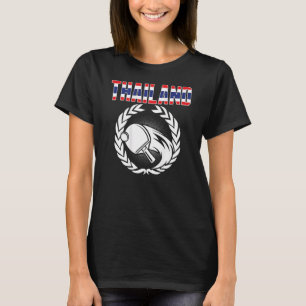 T-shirt Thaïlande Ping Pong   Équipe de Tennis de Table Th