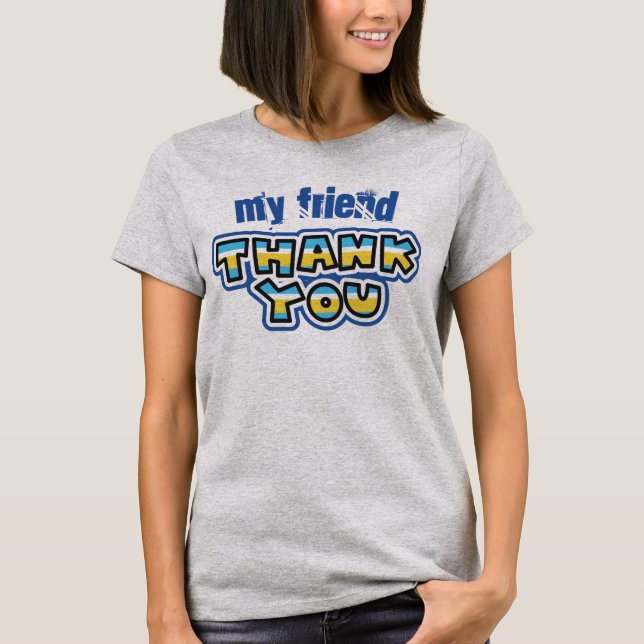 T-shirt Thank you clipart (Devant)