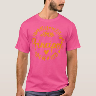 T-shirt Thankful Blessed And Kind Of A Mess Principal Than