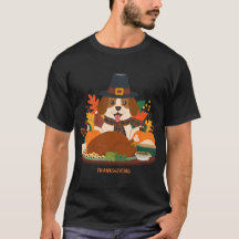 Thankful Pup avec fête - Thanksgiving Celebration
