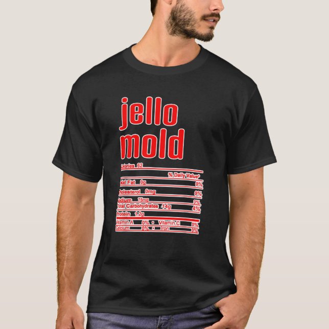 T-shirt Thanksgiving Christmas Jello Mold État nutritionne (Devant)