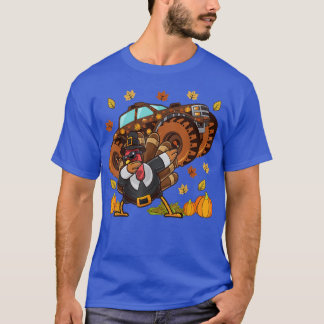 T-shirt Thanksgiving Dabbing Turkey Monster Truck 