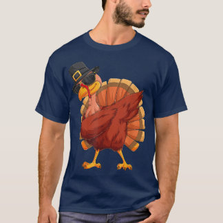 T-shirt Thanksgiving Dabbing Turquie 