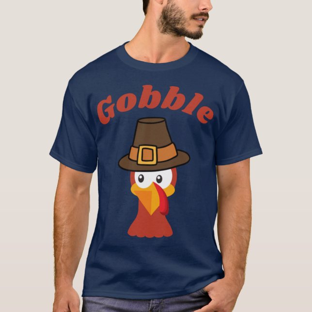 T-shirt thanksgiving day l thanksgiving l turkey day l hap (Devant)