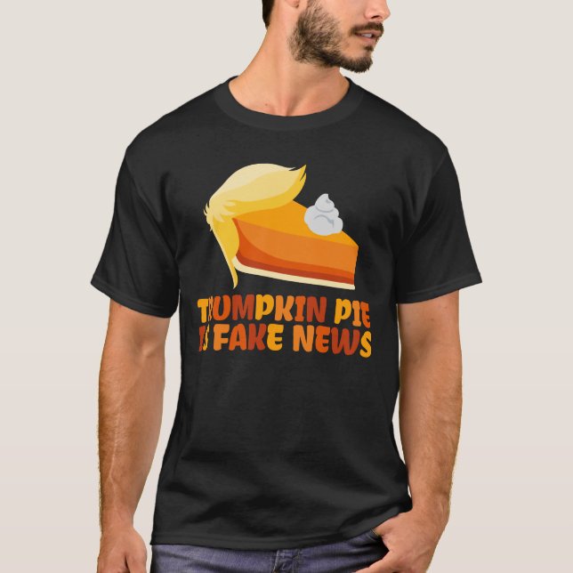 T-shirt Thanksgiving drôle de tarte de citrouille de (Devant)