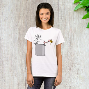 T-shirt Thanksgiving Fatigué Turquie en Cuisine Pot Humour