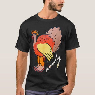 T-shirt Thanksgiving Howdy Turkey