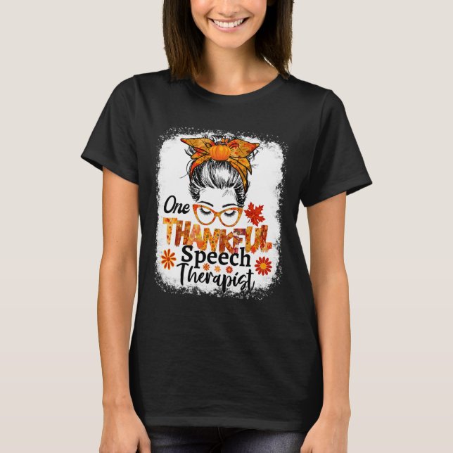 T-shirt Thanksgiving Messist Chute Thanksgiving Messing (Devant)