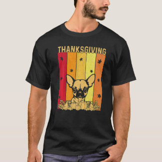 T-shirt Thanksgiving Retro Chihuahua Dog Matching Family P