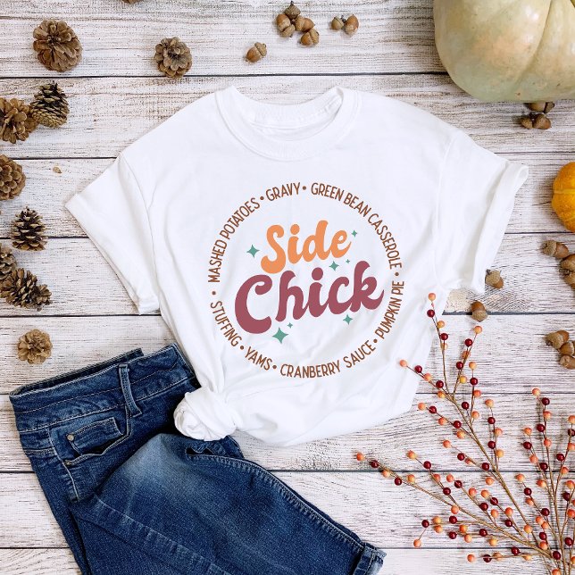 T-shirt Thanksgiving Side Chick Gravy Casserole (Créateur téléchargé)
