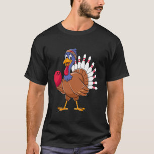 T-shirt Thanksgiving Turkey Bowpin Matching Team T Sh