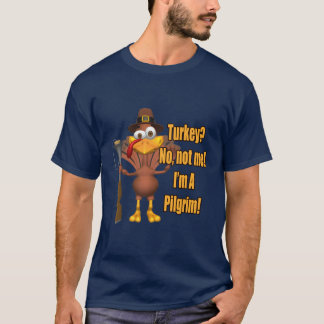 T-Shirt - Thanksgiving Turkey Pilgrim