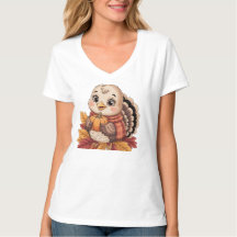 Thanksgiving turkey pumpkin fall leaves