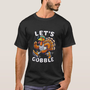 T-shirt Thanksgiving Turkey Trot 2025 Gobble Funny T